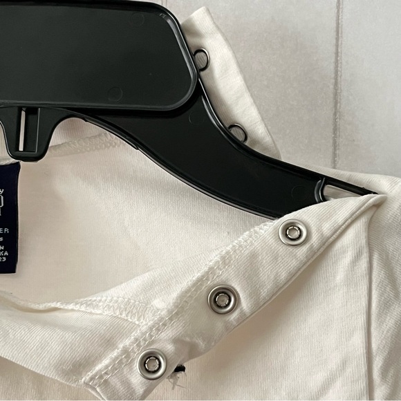 Gap 2 pieces little girl navy w/white polka dots - Picture 11 of 15